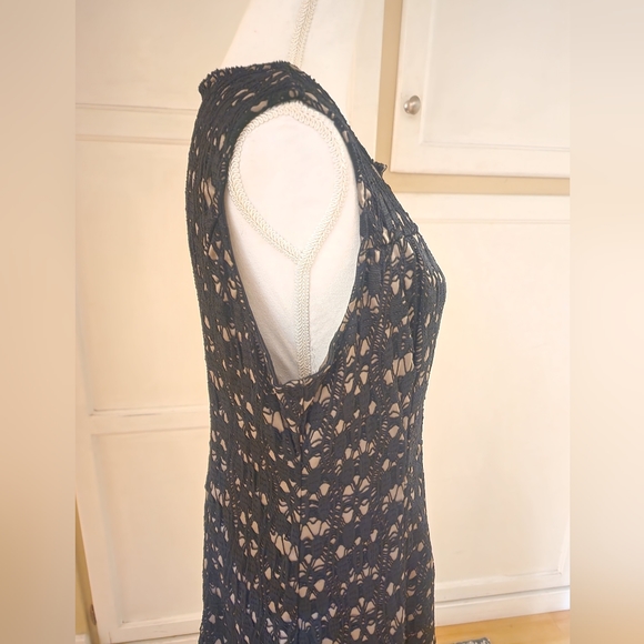 S.L. Fashions Women's Lace Accented Sleeveless Dress 👗 - Picture 6 of 11